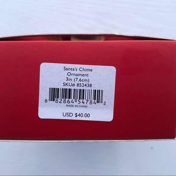 Lenox Santa’s Chime Ornament Original Box - Picture 3 of 8